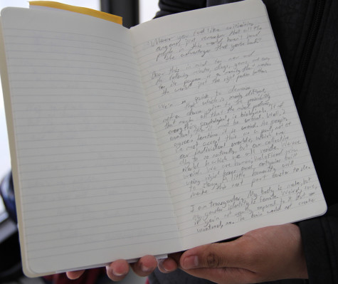 Student reveals transgender identity to peers