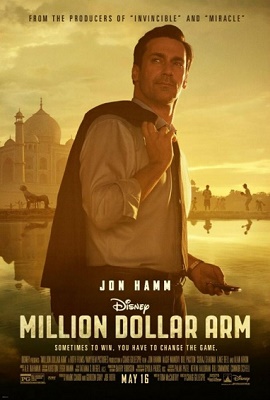 Million Dollar Arm tells the true story of a sports agent who strives to make history by bringing Indian  players to American professional baseball for the first time. 