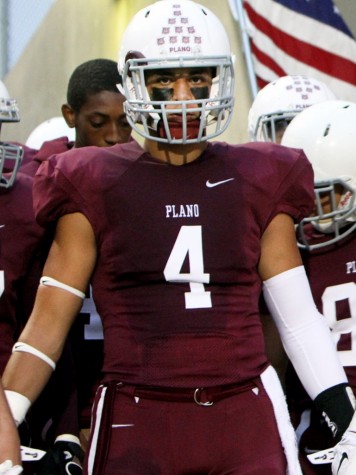 Behbahani prepares for a home game."He's a big part of our defense and because of his understanding of the overall scheme, he can pretty well check stuff out on the field without asking the coaches," McCullough said. "It's almost like having a coach out on the field." Photo by Marilyn Trexler.