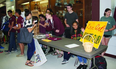 Club Rush advertise student life