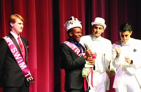 Former winner Charles Brockman is crowned Mr. Plano during the 2017 competition. 