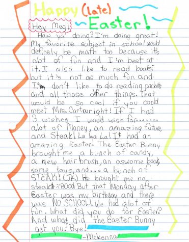 Pen Pals exchange letters elementary kids