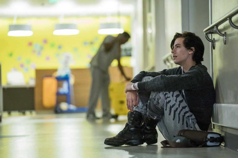 Cole Sprouse as Will in film adaptation, Five Feet Apart.
(image from CBS films)
