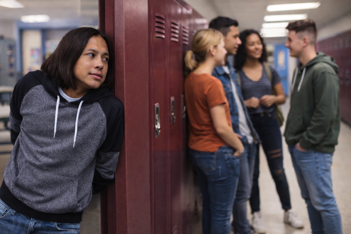 Teen Hides From Friends In Hopes of Avoiding Small Talk